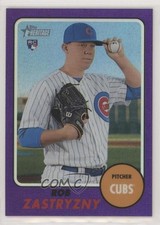2017 Heritage High Number Hot Box Chrome Purple Refractor Rob Zastryzny 9gy