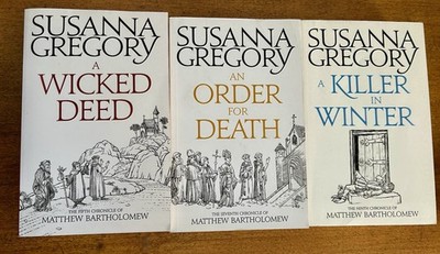 Susanna Gregory Matthew Bartholomew Medieval Mysteries 5 7 9 Lot of 3 PB Books