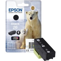 2 Original Epson Tintenpatrone T2601 Schwarz Expression Premium Xp 615 620 625