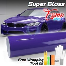 Essmo Pet Super Gloss Purple Car Vehicle Vinyl Wrap Decal Glossy Like Paint Essmo Pet Super Gloss Purple Car Vehicle Vinyl Wrap Decal Glossy Like Paint