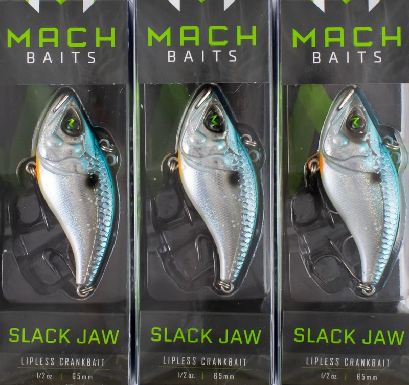 (LOT OF 3) MACH BAITS SLACK JAW 1/2OZ HCMBSJ12-591 SEXY SHAD 2.0 CR4390
