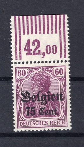 Belgium 21B WOR UPPER RIM ** MNH MINT NEVER HINGED 35EUR (74261