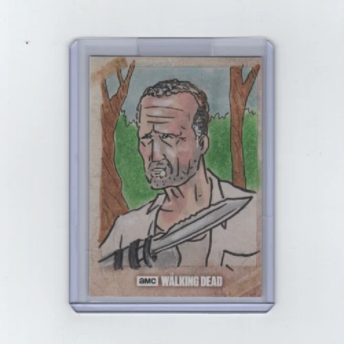 Walking Dead with Sketch Collectable Trading Cards for sale | eBay