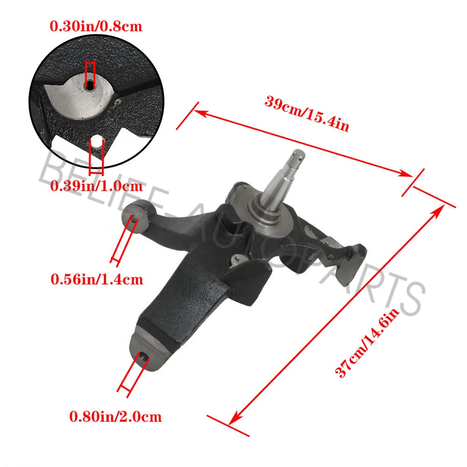 Eixos de elevação M0117K18-1 4" Chevrolet Tahoe GMC C2500 1988-1999 - Imagem 4 de 4