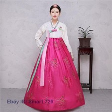 Hanbok Dress Korean Traditional Hanbok National Costumes Womens Hanbok Size S-XL