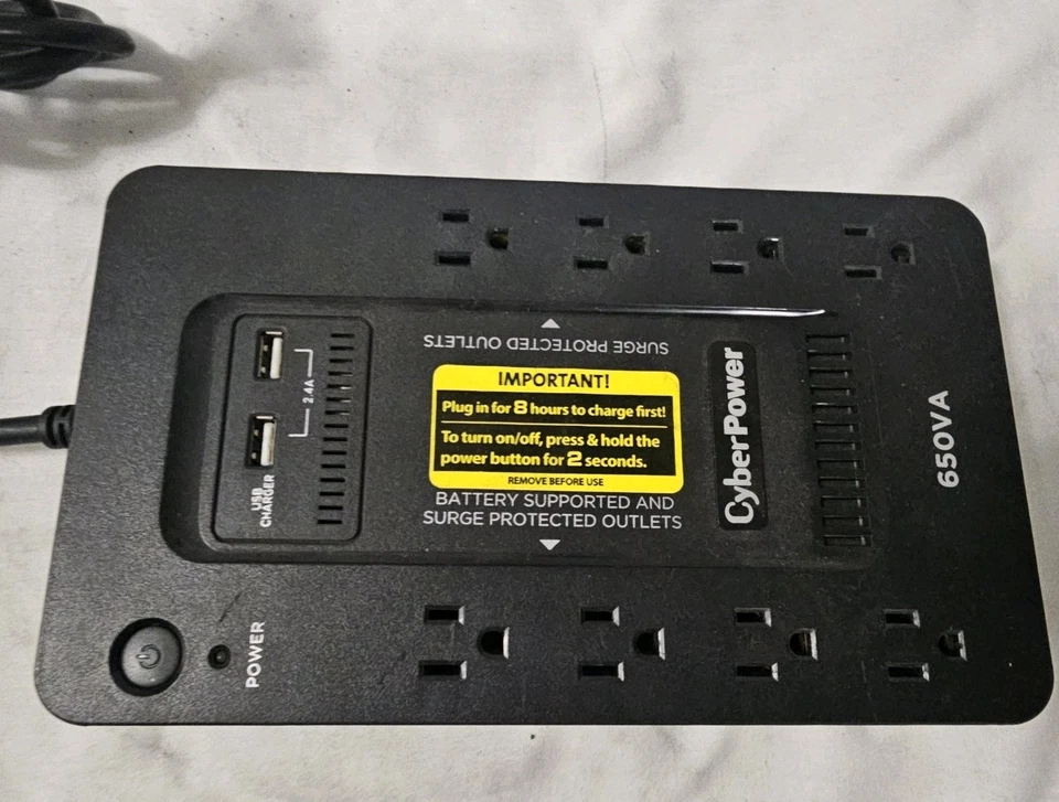 CyberPower SX650U-R 650VA/360W UPS System - Image 3 of 4