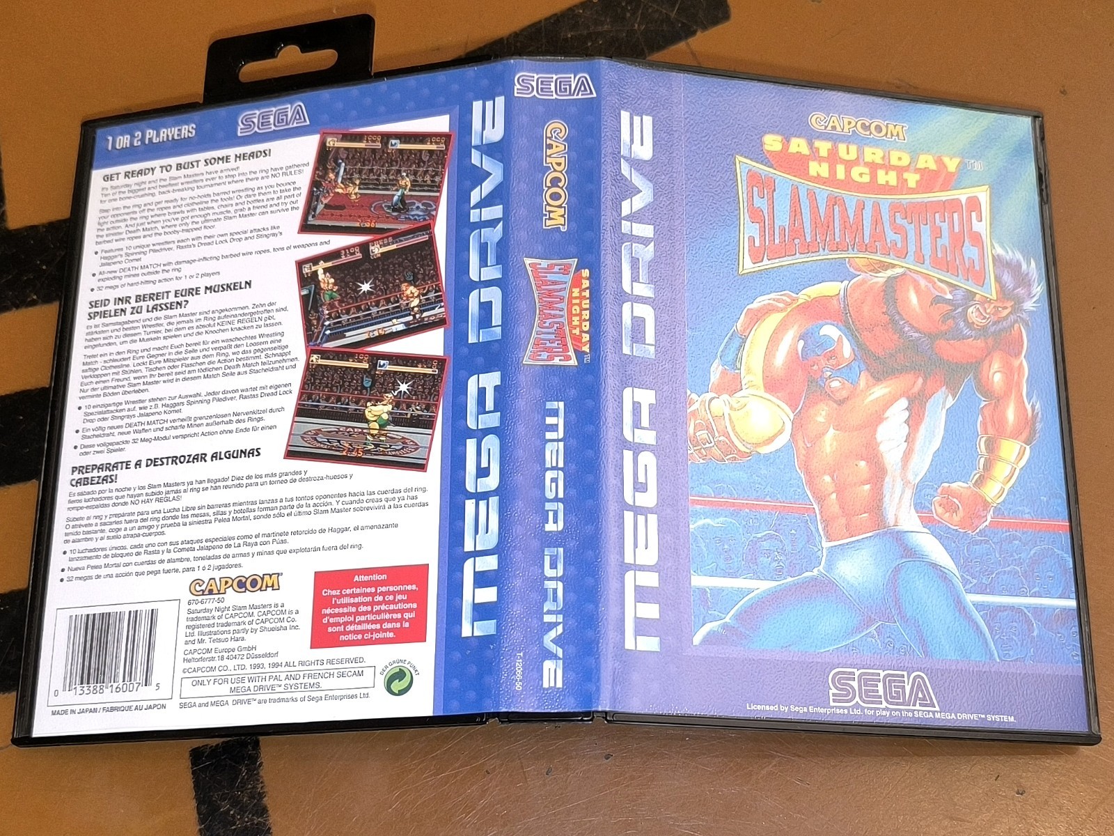 ## SEGA Mega Drive - Saturday Night Slammasters - TOP / MD Spiel ##