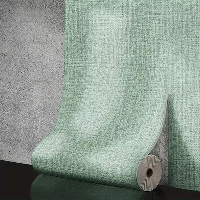 50Cm Self-Adhesive Foam Wall Panel Wide 3D Linen PVC Texture Waterproof Soundpro