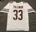 Charles Tillman Chicago Bears Signed NFL Football Jersey #33 White Original JSA