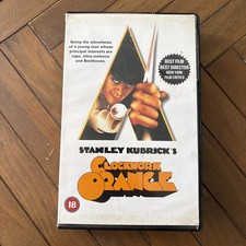 A Clockwork Orange (VHS) Warner Bros Re-Release Big Box Ex Rental Video Tape