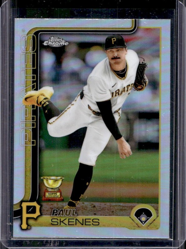 2025 Topps Chrome Paul Skenes Refractor #300 Pirates