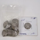 Lot of 53 Silver Mercury Dimes Coins 1920s-1945 Circulated Ungraded