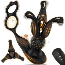 Prostata Stimulation M&auml;nner, Anal Vibrator 9 Vibrationsmodi x 9 Ausdehnung