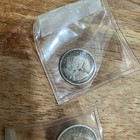 1912 Canada 5 Cents Silver Foreign lot of 2 .925 silver — photo 3