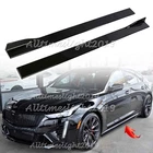 For Cadillac CT5 2020-2024 Side Skirts Extensions Splitter Spoiler Lip Glossy