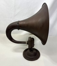 Bristol Audiophone Senior Radio Horn Speaker 1922 TESTED WORKING - Rare Antique