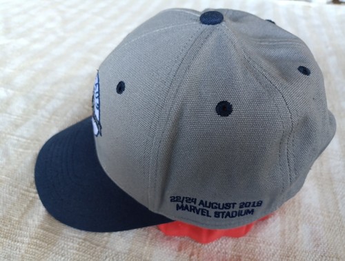 USA VS AUSTRALIA Marvel Stadium Basketball Hat 2019 iAthletic Like New Blue Grey - Picture 4 of 7