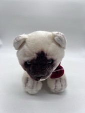 Russ Berrie Siamese Kitty Cat Red Velvet Bow Plush Stuffed Animal 13 Blue Eyes