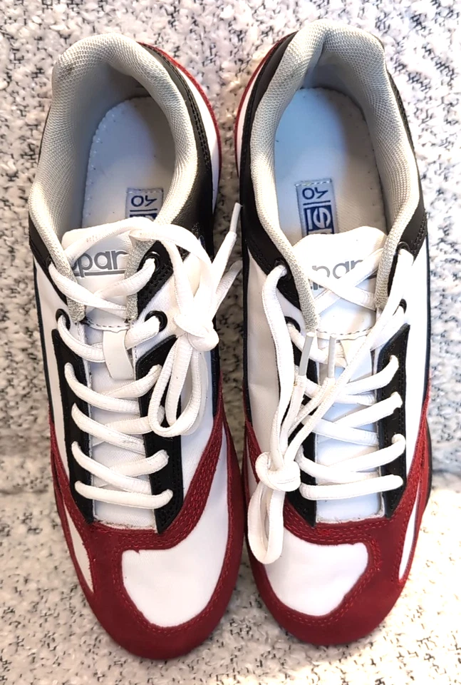 SPARCO SP-F3 Motorsports Driving Shoes Black/Red Size 40 - Image 4 of 4