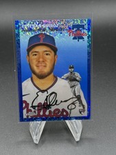 2023 Topps Chrome Platinum Anniversary Blue Esteban Quiroz Rookie /199 Phillies