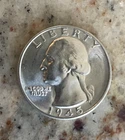 Washington Quarter 1945P #2 - NICE BU Condition. UNC/Nearly UNC  Combined Ship