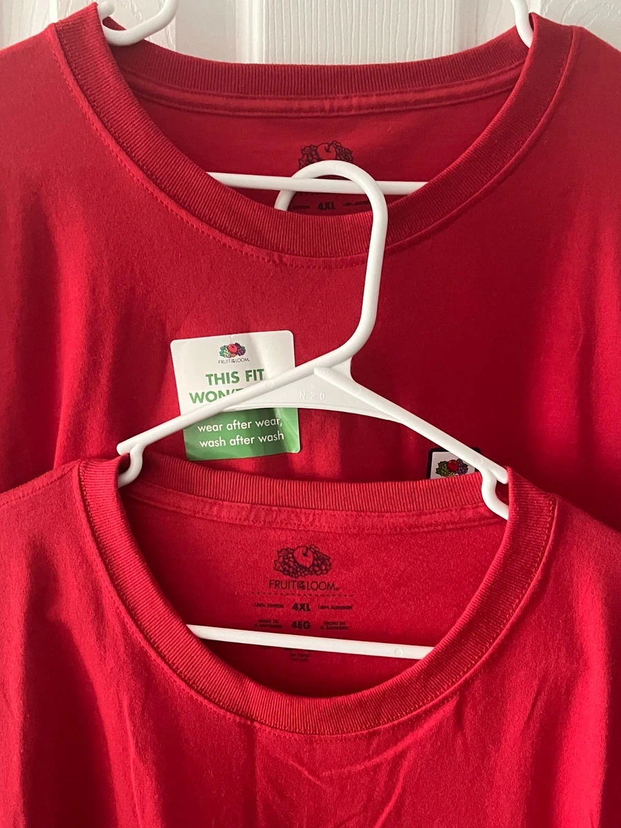 Camiseta Fruit Of The Loom Premium Para Hombre - Manga Corta 100% Algodón - Cuello Redondo Reforzado - Pack Individual