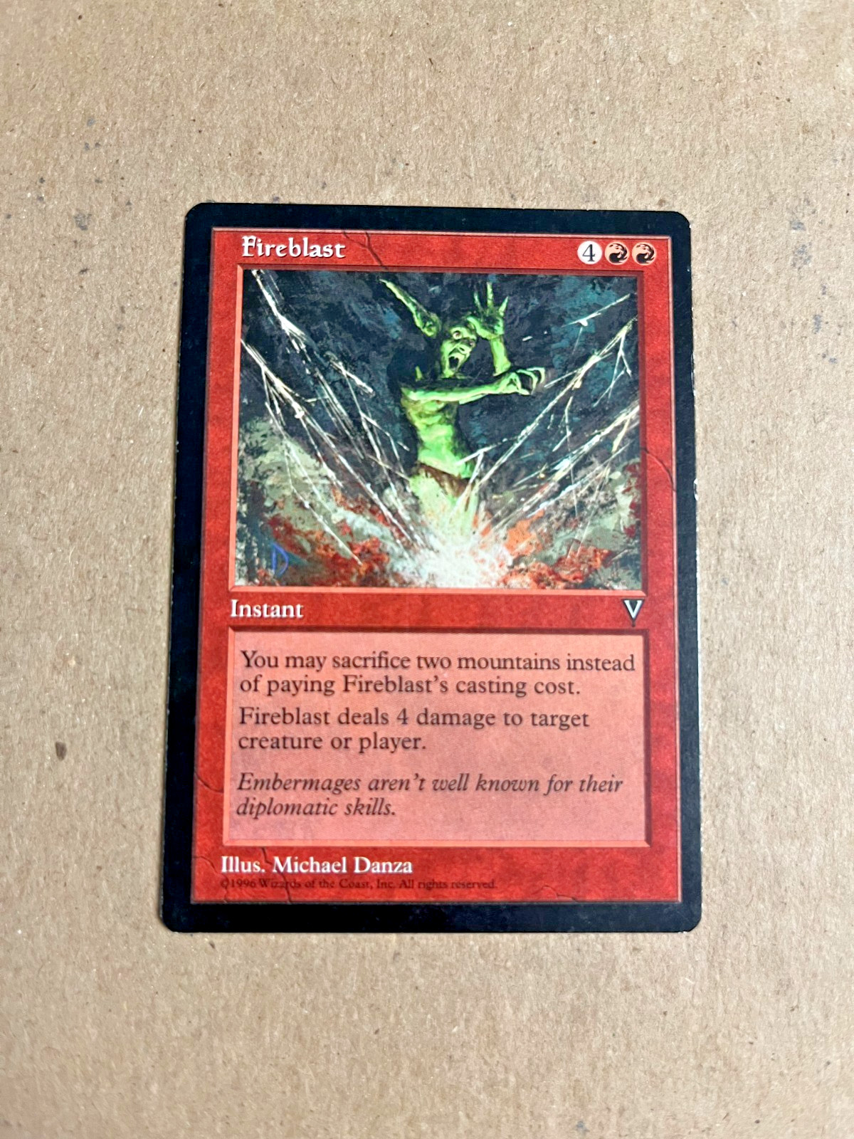 MTG Visions Fireblast