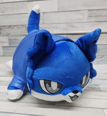 Aphmau Meemeows 11'' Ultimate Sparkle Blue Wolf Cat Ein Plush Stuffed Animal