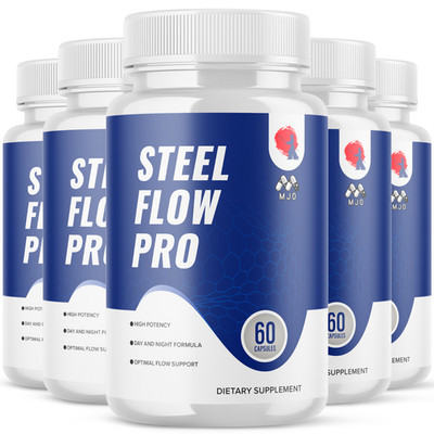 (5 Pack) Steel Flow Pro Advanced Male Health Support Formula SteelFlow 300 Caps