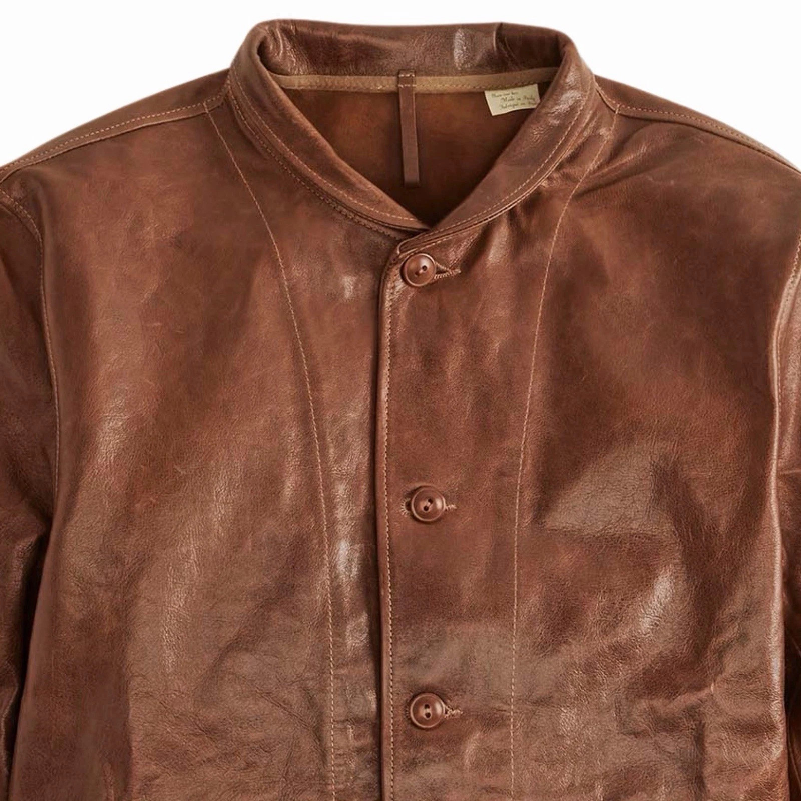 Levi's Menlo Cossack Einstein Leather Jacket S 79 of 1100 Vintage LVC Limited image 9