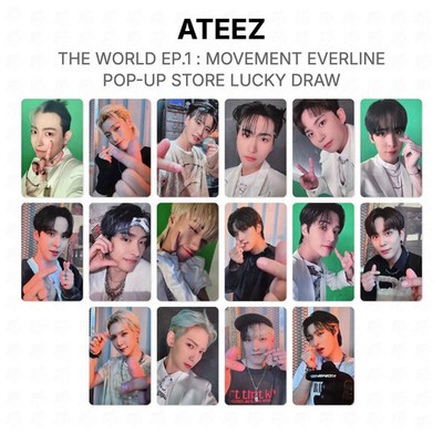 ATEEZ THE WORLD EP.1 : MOVEMENT EVERLINE POP-UP STORE LUCKY DRAW Special Gift
