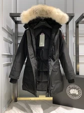 New Canada Goose Trillium Black fashionable down jacket for women