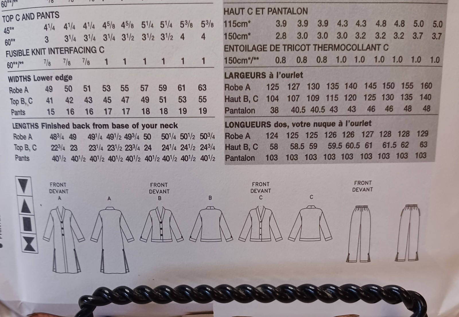 7633 Vogue SEWING Vtg Pattern UNCUT Sz Misses 20-24 robe jammie top ...