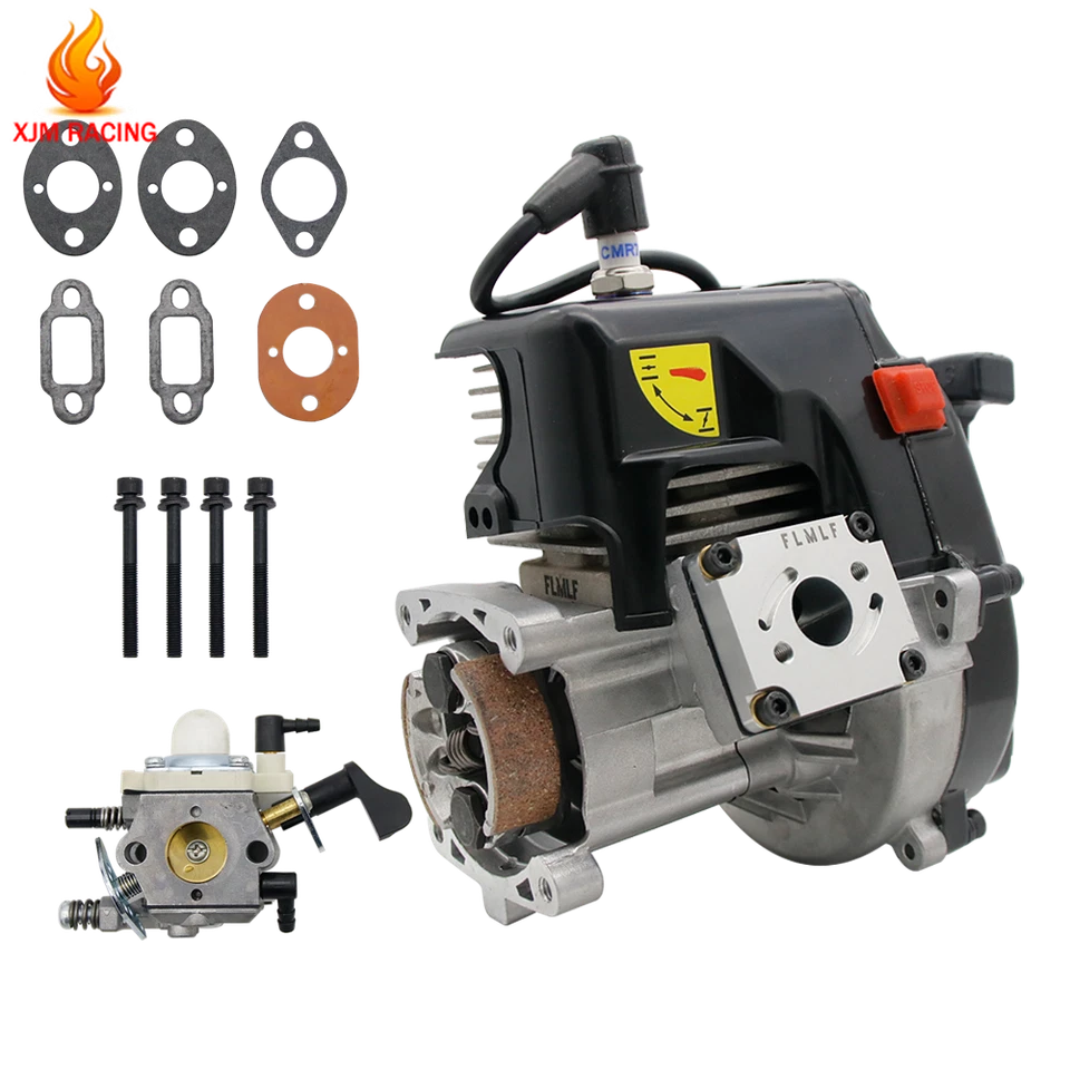 30.5CC 10HP Reed Engine with Carb 1191 For 1/5 HPI BAJA FG LOSI 5IVE T FLMLF RC - Image 3 of 4