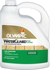 WaterGuard 1 gal. Clear Exterior Waterproofing Wood Sealer