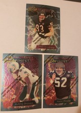 1995 Topps Finest Football  Trace Armstrong  Audrey Beavers Kevin Mawae