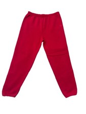 USA Olympics Vintage 90s Red Sweat Pants Mens Size Large Joggers Pajamas