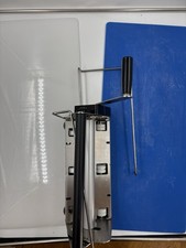Manual Round Bottle Labeling Machine Hand Crank Label Applicator Stainless Steel