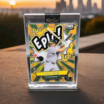 Wild Card 2025 Numbered 1/2 Rookie Nick Kurtz Comix Epic Rookies Baseball Card