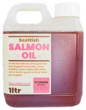 Salmon oil for dogs cats horses & pets rich in omega 3 6 & 9 1ltr