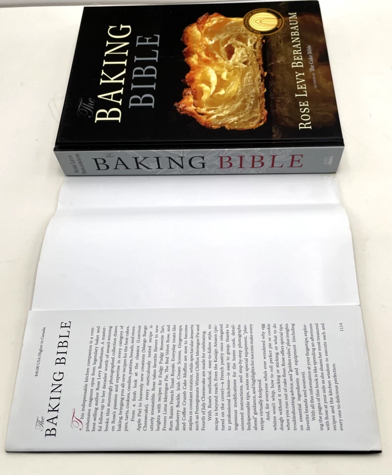 The Baking Bible - Illustrated Hardcover Rose Beranbaum - Clean Very Good 2014 Foto 3 de 4