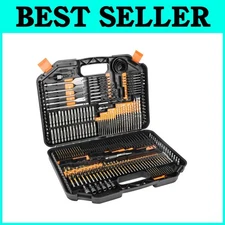 246-Piece Drill Bit Set for Wood Metal Cement