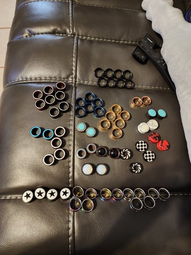 22mm 7/8 Ear Gauges 35 Pairs And 2 Singles - Picture 1 of 1