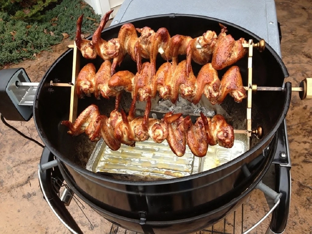 Rotisserie add on kit for Kettle Grill Gas Grill 2 19