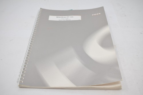 FOSS Milkoscan FT-120 Type 71200 Spare Parts Manual 