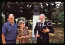Vittorio, Edda e Romano MUSSOLINI Ritratto 1980 ca - 35mm vintage slide (1)