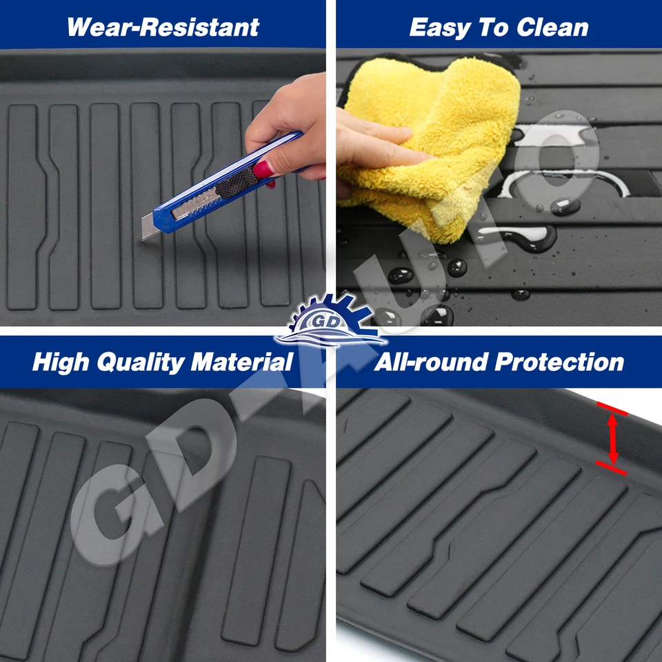 For 2021 2022 Ford Mustang Mach-E Front Frunk Cargo Liner All Weather TPE Mat - Image 4 of 4