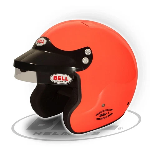 ¡NUEVO! Casco Bell MAG-1 Offshore Motorsport Rally Naranja FIA 8859-2024