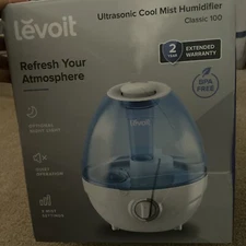 LEVOIT Classic 100 2.4L Ultrasonic Cool Mist Humidifier