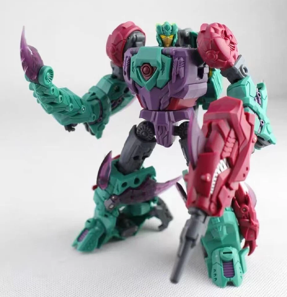 TFC Toys Poseidon P-02 P02 Overbite Cyberjaw Piranacon ActionFigure New in Stock - Image 3 of 4